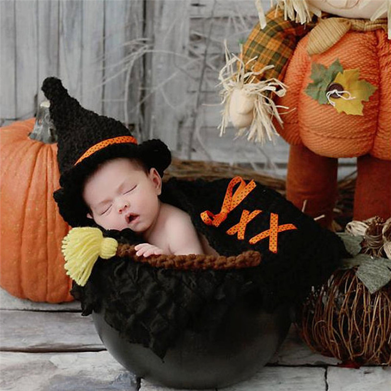 Black photography props for baby for new born