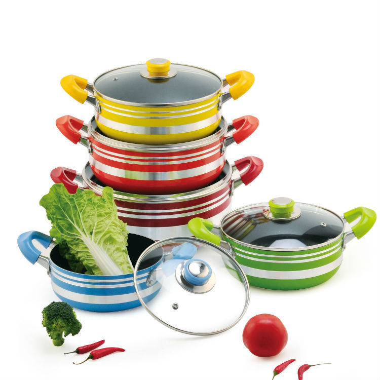 Alta calidad y precio bajo suministro directo de fábrica WOK de aluminio olla de sopa sartén olla de leche olla de regalo