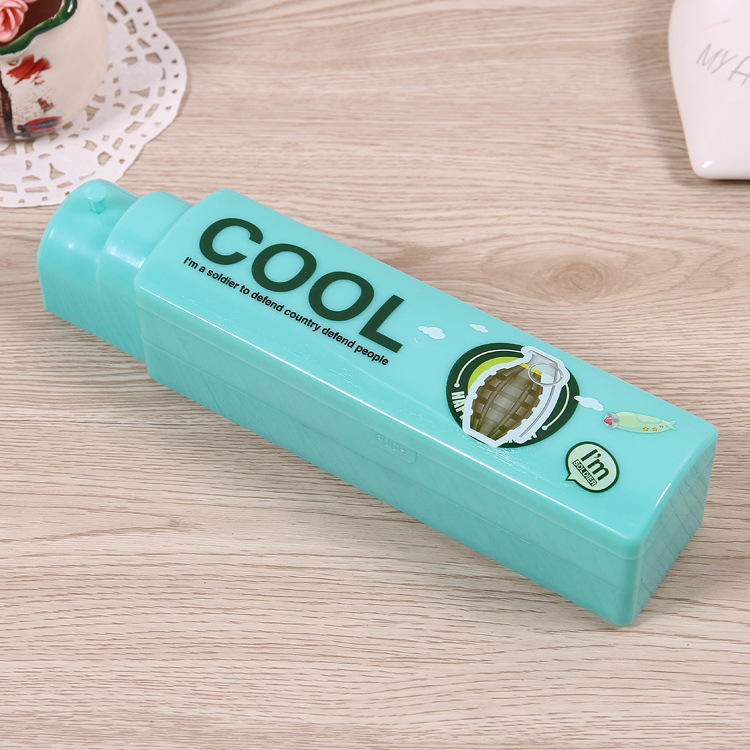 Train, children's school pencil case, cartoon stationery for students, Birthday gift 3