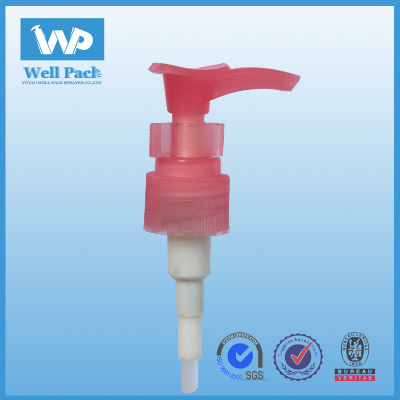 供应20/410塑料夹子泵 乳液泵 洗发水塑料泵头 化妆品包装分装