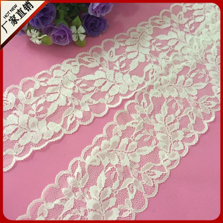 花边工厂直供弹力蕾丝花边6cm 内衣花边装饰 家纺辅料锦氨蕾丝