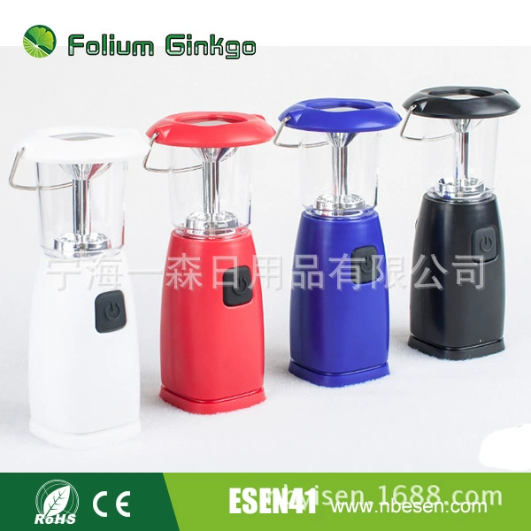 Factory direct selling LED hand shake solar camping tent lantern camping light