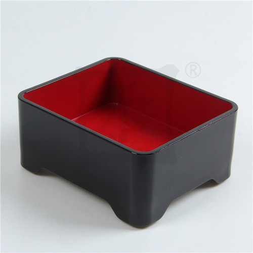 Gold fan lid eel box Japanese glossy printed lunch box fast food box lunch box business meal box