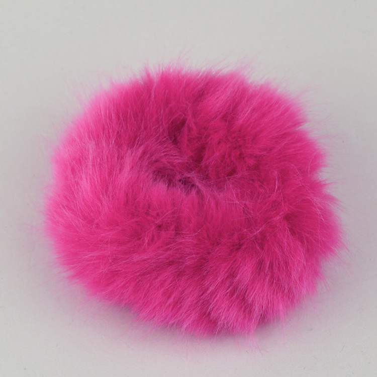 로즈 레드 헤어 링