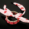 Fashionable hair accessory, headband with bow, cloth, Korean style