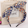 Fashionable hair accessory, headband with bow, cloth, Korean style