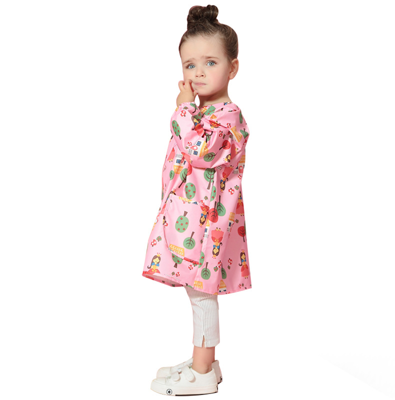 Abrigo para niños ropa de juego de arena ropa de pintura impermeable bebé niños y niñas dibujos animados de moda ropa de protección para niños entrega de una pieza