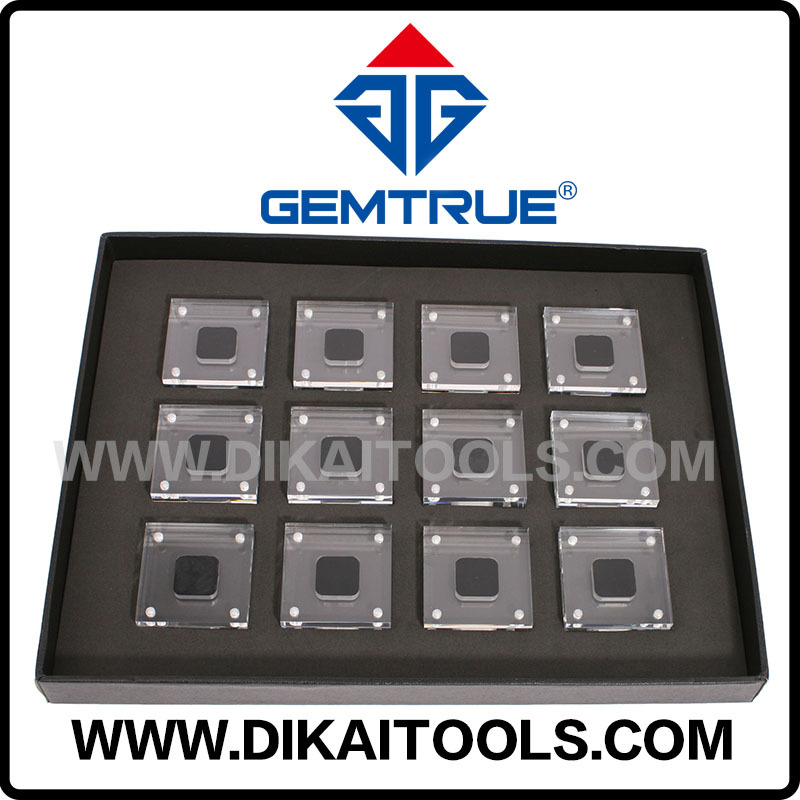 彩宝展示盒 裸石盒钻石盒托盘 珠宝首饰套盒亚克力首饰盒