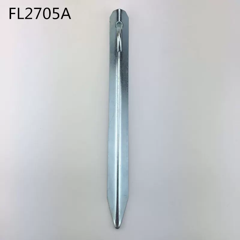 户外野营天幕帐篷配件 带钩带圈大型帐篷地钉 加强型铁皮地钉38CM