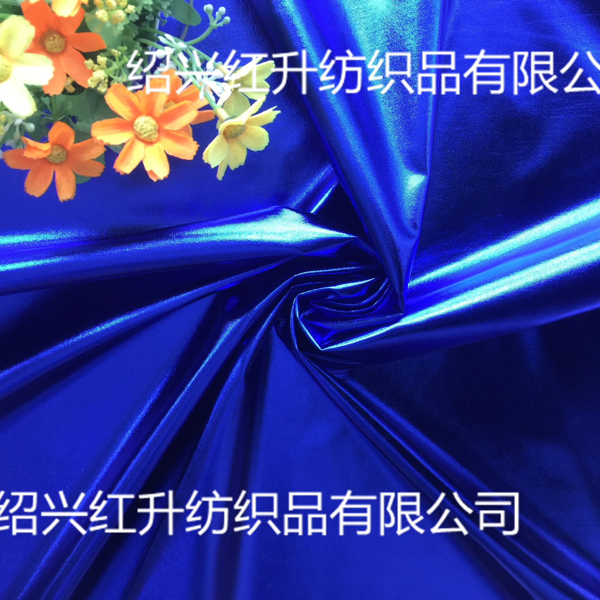 氨纶满版烫金布 膝皮布 冰丝面料 针织布 四面弹 现货面料