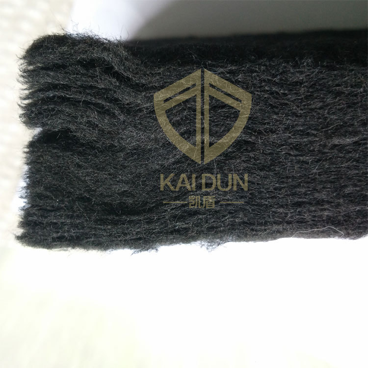 a江苏凯盾消防服装填充棉l黑色防火棉FC200克阻燃棉