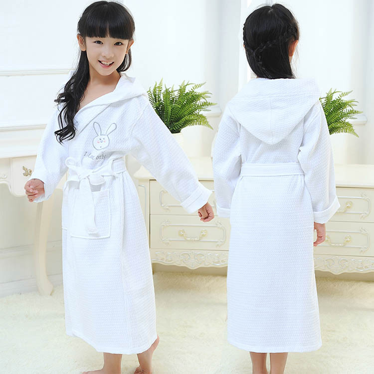 純綿子供バスローブ薄いワッフル吸水水泳浴衣男女赤ちゃん夏漫画帽子付きパジャマ|undefined