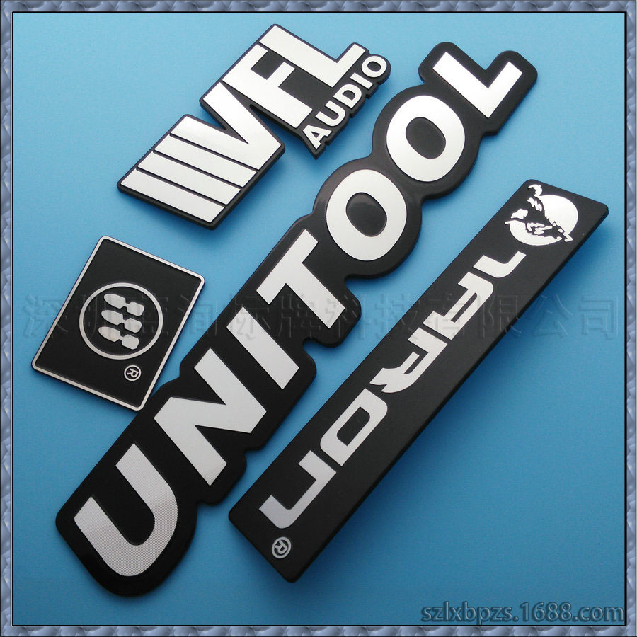 高光冲压批花金属铭牌 冲压蚀刻不锈钢设备标牌 金属安全标识牌