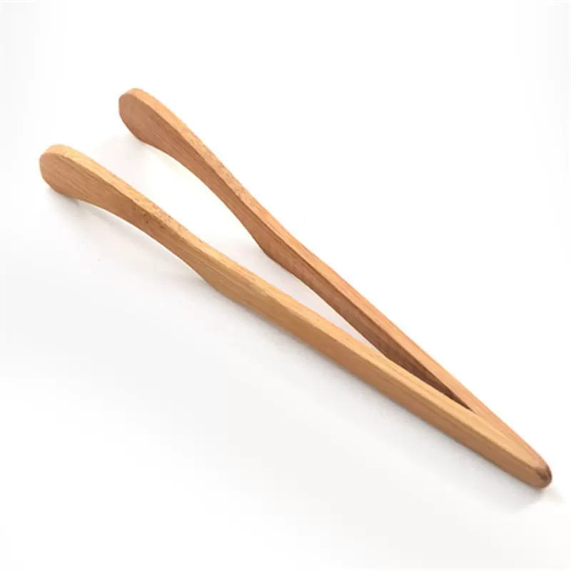 厂家直销批发竹制茶夹创意茶道零配竹夹子碳化茶具茶道杯夹加logo