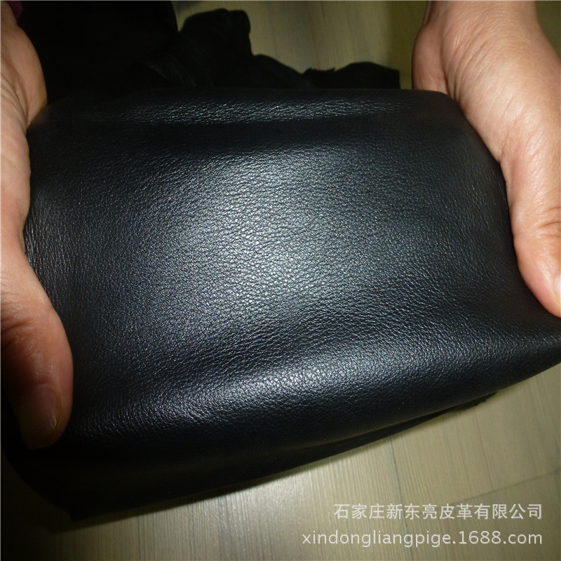 【出厂价】黄牛头层自然摔牛皮皮料1.0mm箱包服装鞋面摔纹牛皮革