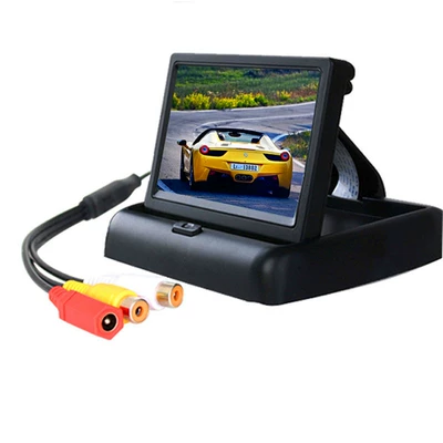Universal HD 4.3 inch folding Car display
