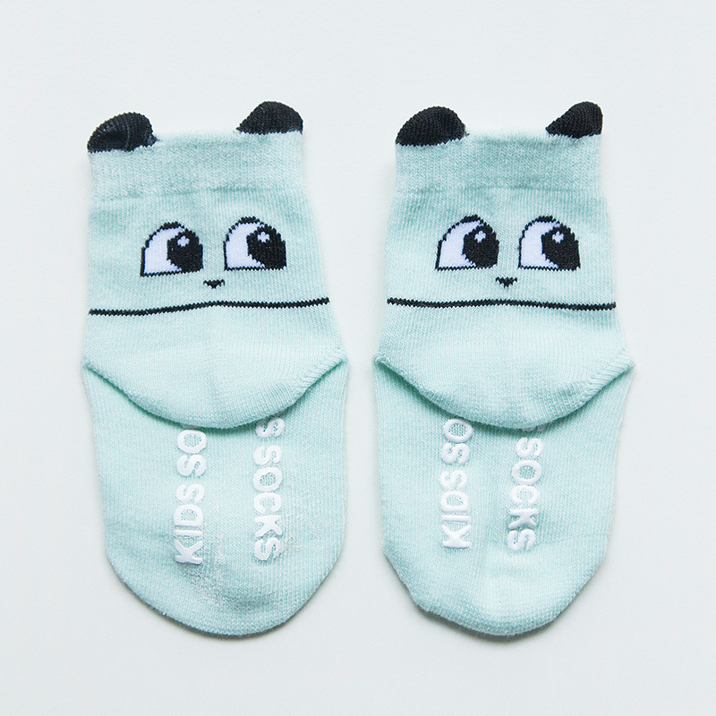 Nueva Corea del Sur orejas tridimensionales de dibujos animados bebé calcetines bebé antideslizante todos los calcetines de los niños algodón 0-1 años estilo de liquidación