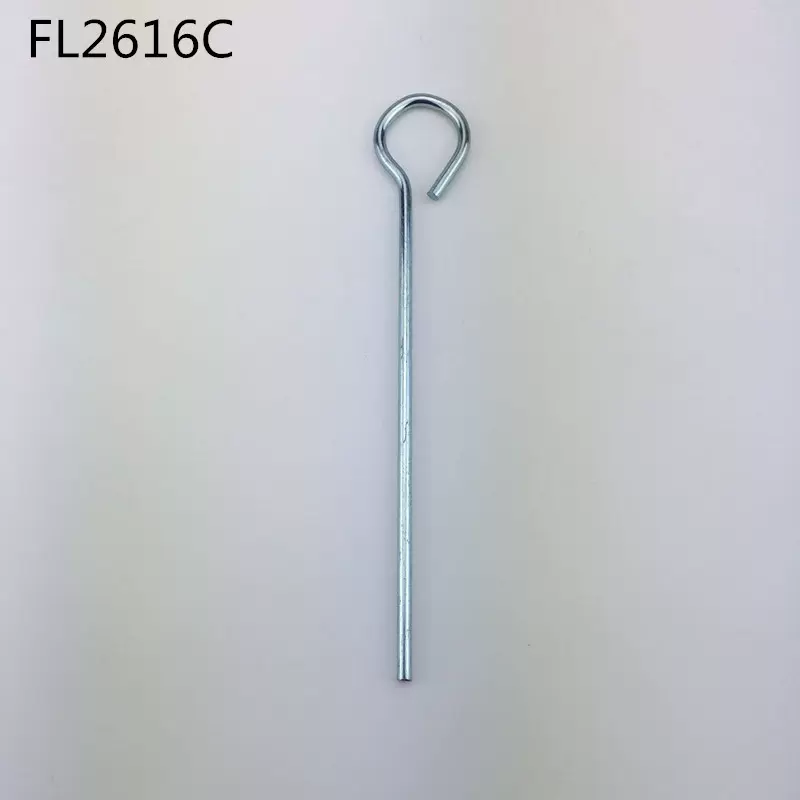 厂家批发 户外用品野营帐篷配件 圆形环形9字型 带圈铁地钉20cm