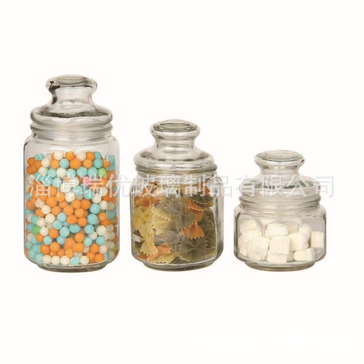 创意玻璃瓶储物罐蜂蜜果酱瓶 沙拉密封花茶罐自制酱菜瓶