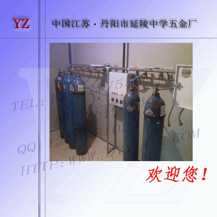 医用集中供气供氧系统氧气汇流排 氢气二氧化碳自动切换充装排