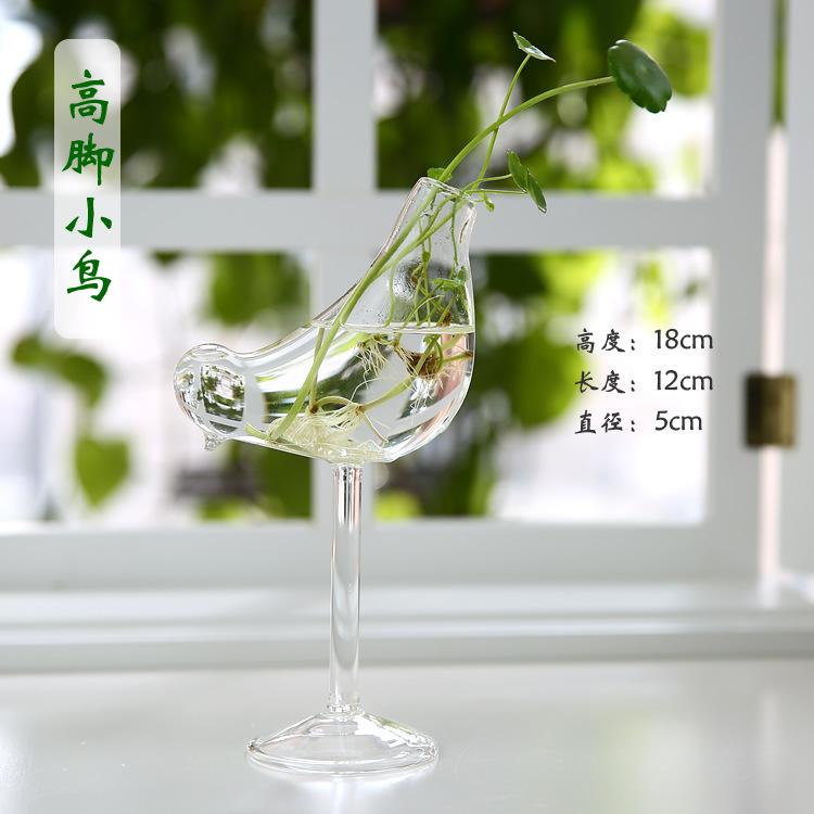 Florero de vidrio hecho a mano creativo sala de estar decoración arreglo floral transparente flor hidropónico dispositivo hogar jardinería Decoración