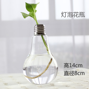 Florero de vidrio hecho a mano creativo sala de estar decoración arreglo floral transparente flor hidropónico dispositivo hogar jardinería Decoración