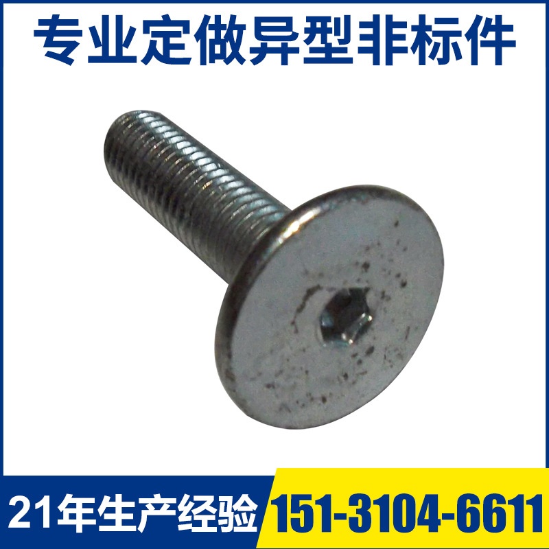 永年高强度紧固件 非标螺纹异型紧固件 连接件螺栓加工