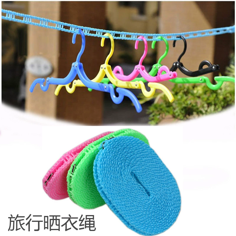 Противоскользящая веревка для сушки белья в виде забора, веревка для одеял, 3.5m веревки для сушки, складная дорожная веревка для белья