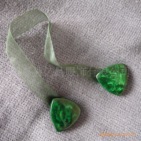 三角型磁性窗帘扣 卡通窗帘扣批发 丝带磁铁窗帘扣子 吸铁纽扣