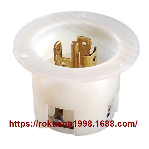 J-537 L21-30P 4相5线插头美标30A 120/208V 美国5针插脚机柜插头