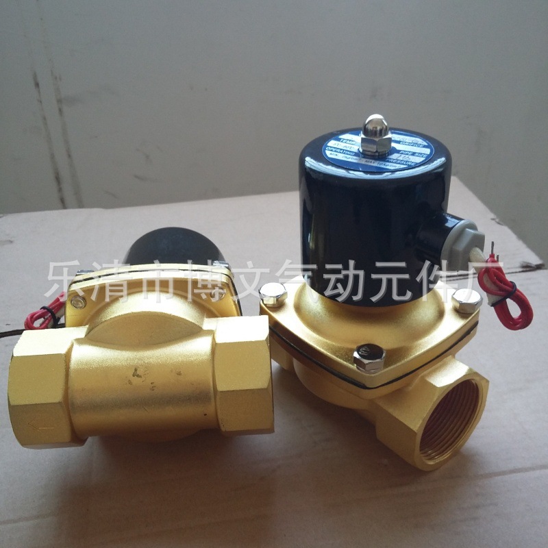 Bowenqd/浙博文UW-50 2W500-50水用电磁阀 220V DC24V