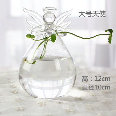 Florero de vidrio hecho a mano creativo sala de estar decoración arreglo floral transparente flor hidropónico dispositivo hogar jardinería Decoración