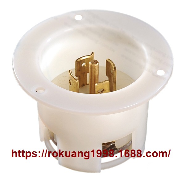 J-539 L22-20P 4相5线插头 20A 277/480V 美国5针插脚 发电机插脚