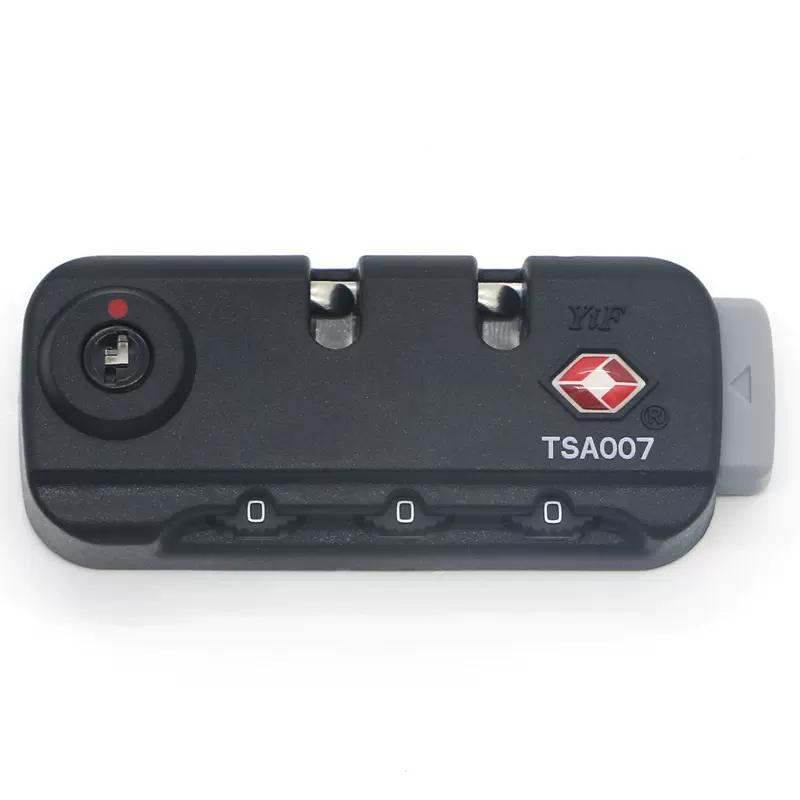 海关锁现货箱包密码锁 TSA007海关固定锁TSA海关锁箱包配件拉片锁