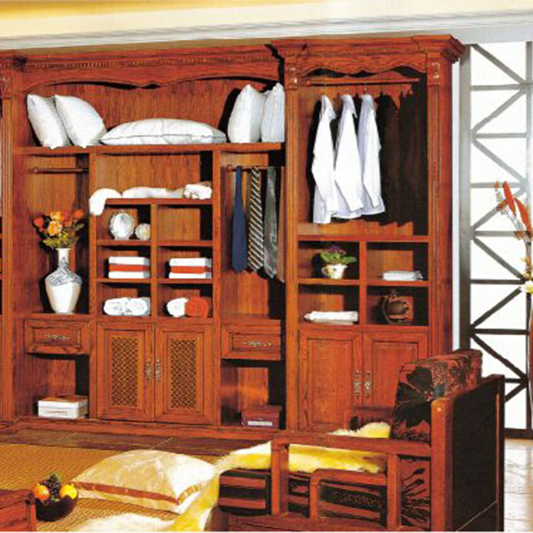 Custom-Made Solid Wood Wardrobe for the Whole House, Available in Various Materials, Suitable for Villas and Home Use, Solid Wood Wardrobe, Bookcase Wardrobe