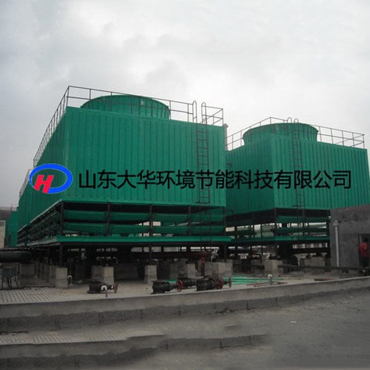 玻璃钢冷却塔200t逆流式工业循环降温冷水塔低噪音降温散热凉水塔
