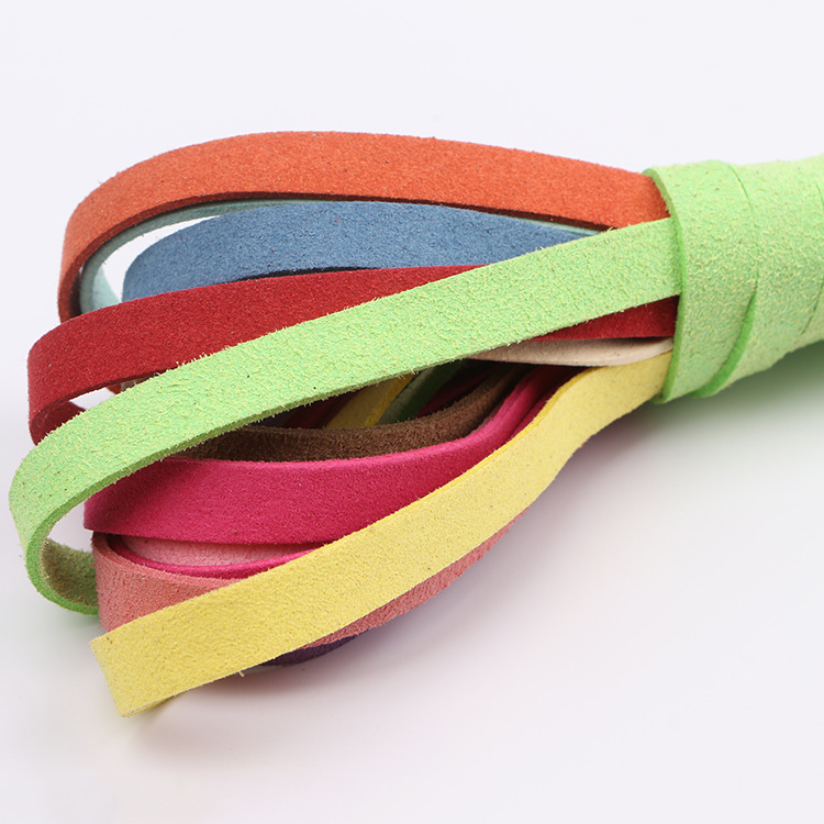 韩国绒皮绳编织绳麂皮绒彩色创意挂件绳辅料diy视频配件厂家批发