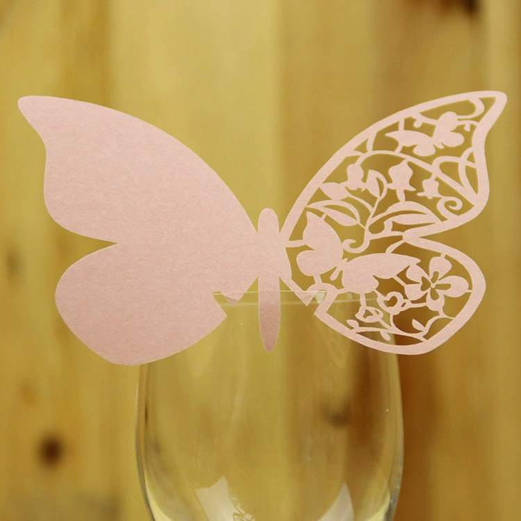Бабочка Лазерная чашка карты Европейский горячий продавать Кубок карты свадьба горячие продажи поставок завод прямых продаж