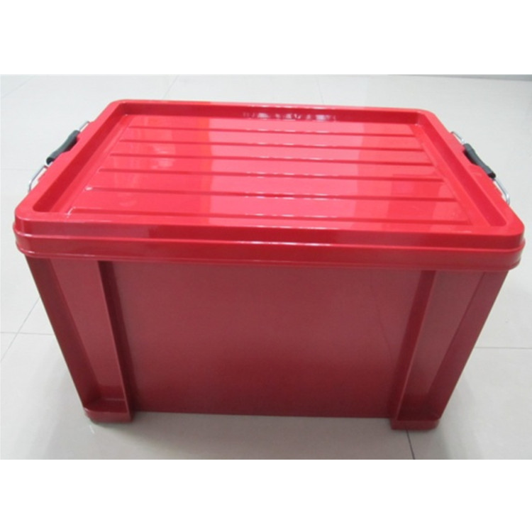 跨境热卖塑料周转衣物收纳防潮密封抗压盒食品玩具箱车载工具箱