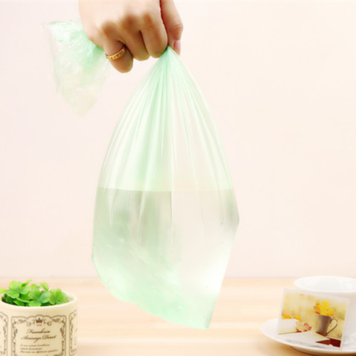 Thickened Trash Bags, Large Handheld Size, Household Use, Made from Brand-New Material, Disposable Type with Scored Breaks, Everyday Essentials