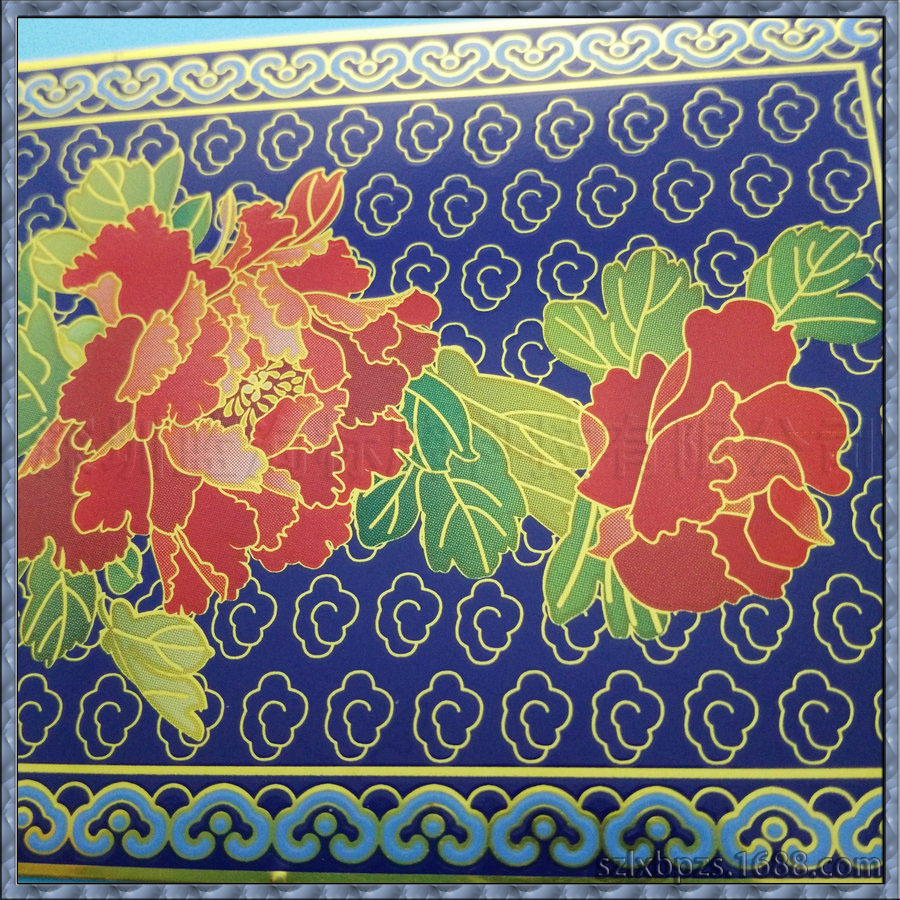 精美印刷彩色金属铝标 供应多彩方形铭板三维凸字立体标