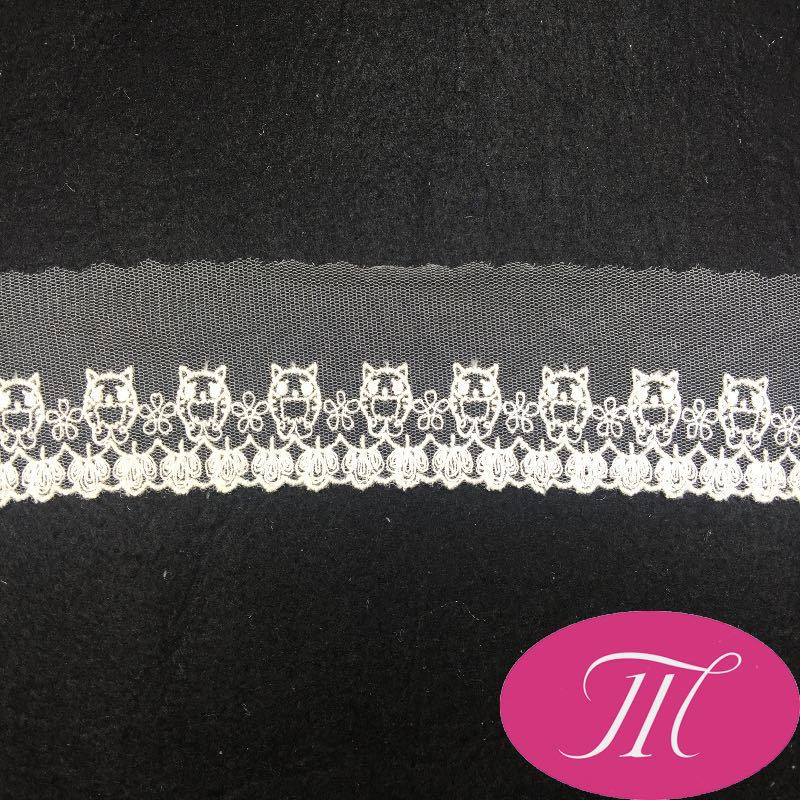 Lace Owl characteristic mesh lace accessories New children's…