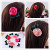 Children's cloth, sophisticated multicoloured hair accessory, big hairgrip for princess, wholesale