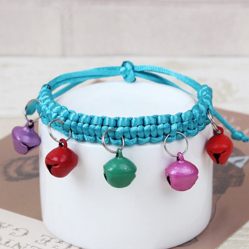 Collar de gato Z tejido a mano collar de mascota colorido collar de perros gatos pequeños y medianos collar general lote de joyas