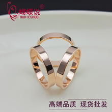 丝巾扣 三环丝巾扣 高档三环丝巾扣 18K真金电镀高档三环丝巾扣