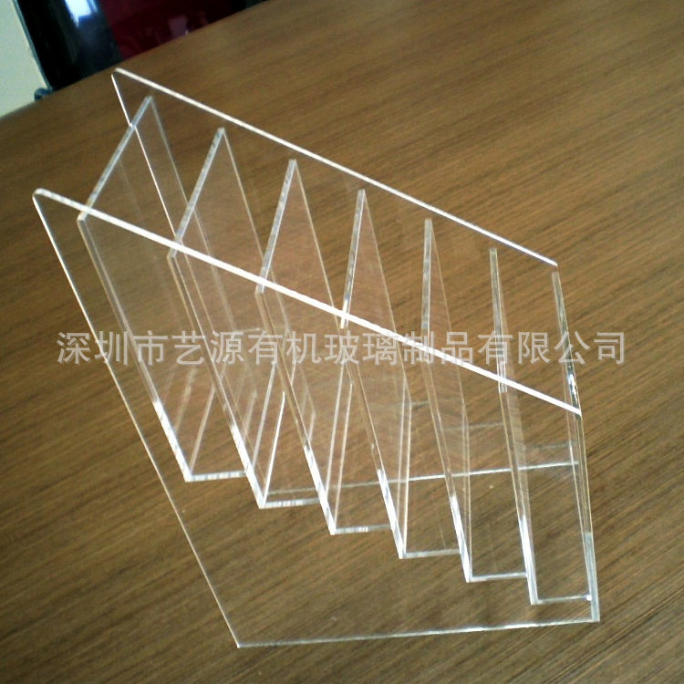 24厂家 东莞制作亚克力制品展示架 收纳盒 按图样要求
