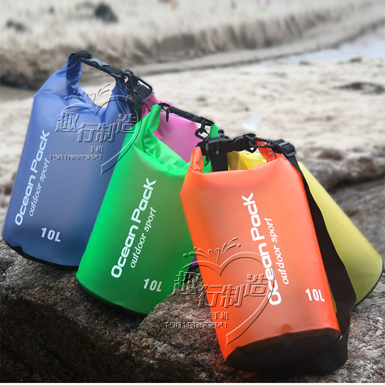 Cross-border lightweight waterproof bucket bag PVC transparent waterproof bucket bag TPU Waterproof bucket bag frosted PVC waterproof bucket