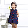 Children's summer sleevless dress sleevless, Korean style