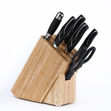 泰国橡胶木实木刀架座刀具收纳架菜刀插刀架刀座厨房用具厨具工具