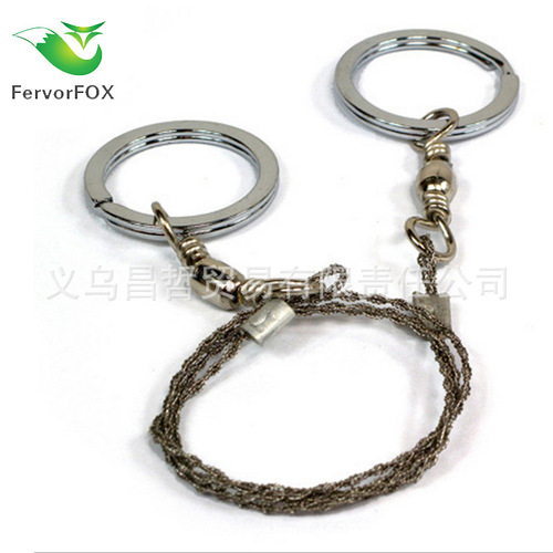 Thick stainless steel wire saw, wire saw, tree sawing, hand-pulled hacksaw, outdoor survival wire saw, wood sawing tool, cutting water grass